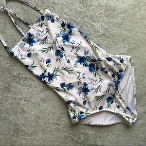 Beach Riot Josie Floral One Piece Swimsuit
White